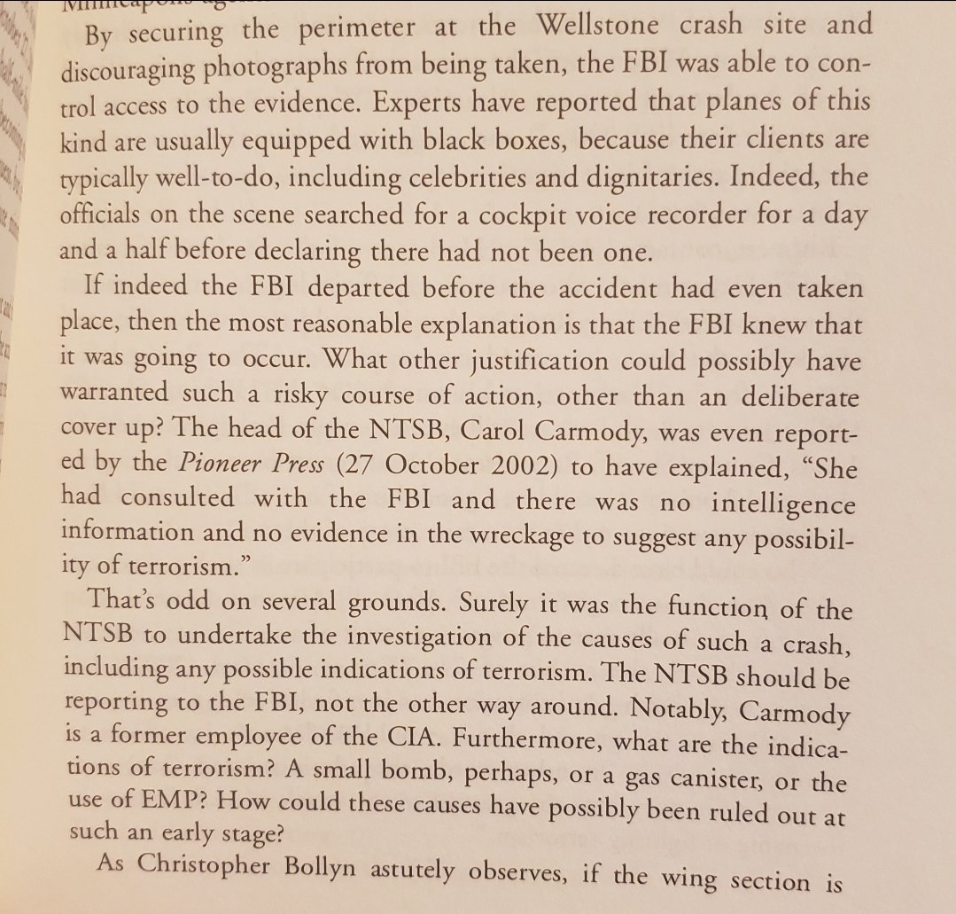 The FBI assumed control of crash site. Local law enforcement is supposed to do this until the National Travel & Safety Board (NTSB) arrives. NTSB is the lead investigatory agency. FBI reports to them, not the other way around, no matter how high-profile any of the victims were.