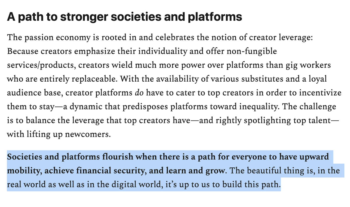 "Societies and platforms flourish when there is a path for everyone to have upward mobility, achieve financial security, and learn and grow. The beautiful thing is, in the real world as well as in the digital world, it’s up to us to build this path."