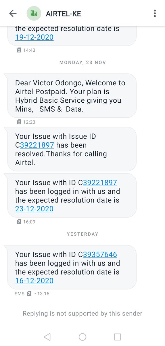 ActivistMatete's tweet photo. @AIRTEL_KE please reverse the payment I made for postpaid yesterday. 22 hours since I made the payment, all you can tell me everytime I make an enquiry is to restart my phone. Am soon throwing this 0732043824.
Nkt 😡 😡 😡 https://t.co/yIIyHdRfps