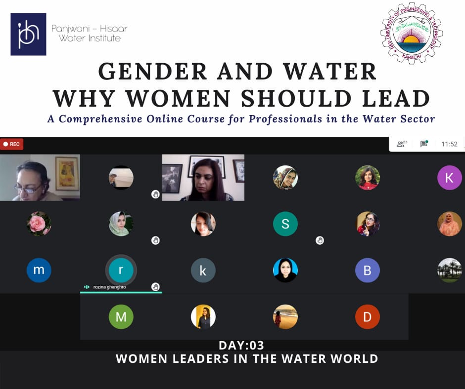 HisaarF's tweet photo. From Day 3 of #PHWI ongoing online course  Gender and Water - why women should lead

#women4water
#womenwaterleader https://t.co/bJNkq8bfJq