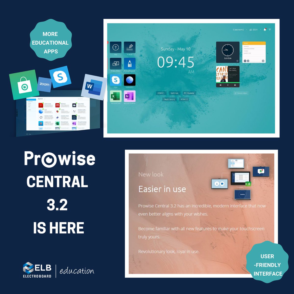 elbeducation's tweet photo. #ProwiseCentralUpdates 
Available in the Prowise app store, these programs integrate seamlessly with your Prowise operating system, keeping all your teaching tools in one central location!
🔍 Check for system updates here: https://t.co/2FQMQCbNyA https://t.co/Hov4SZXKxg