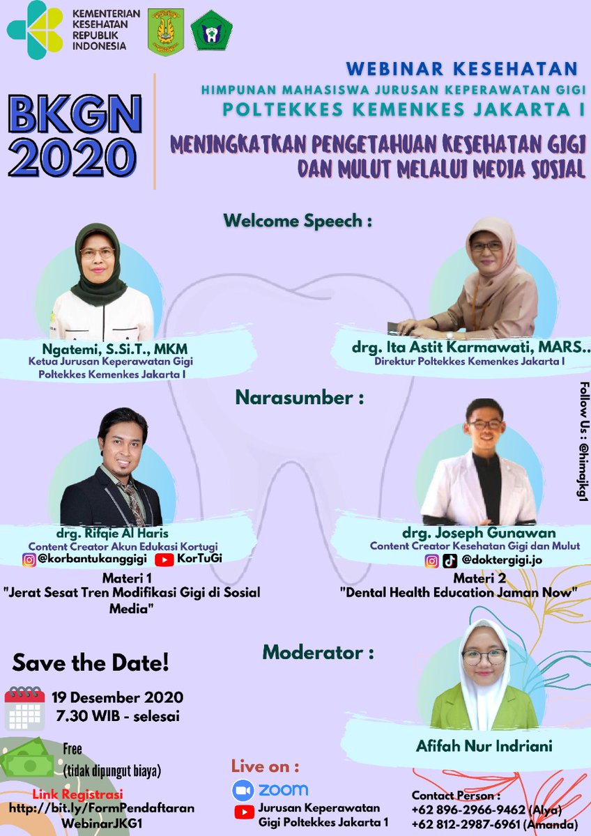 hemerakoo's tweet photo. Salam sehat!! yuk ikut webinar BKGN2020 udah gratis dapet e-sertifikat lagi✨✨✨ 
narasumbernya juga ga kaleng22 bener2 bikin kamu dapet ilmu yang bermanfaat banget, kapan lagi coba??
 
bisa tanya2 atau daftar langsung boleh kok!! hit my dm📩 https://t.co/kZrT0xOiWD