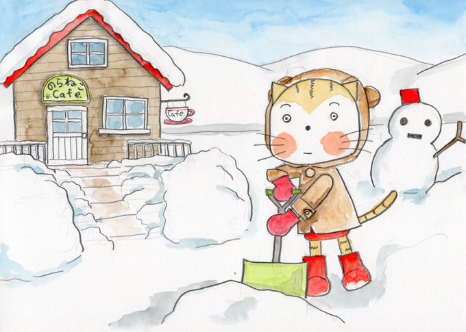 雪かきのtwitterイラスト検索結果 古い順