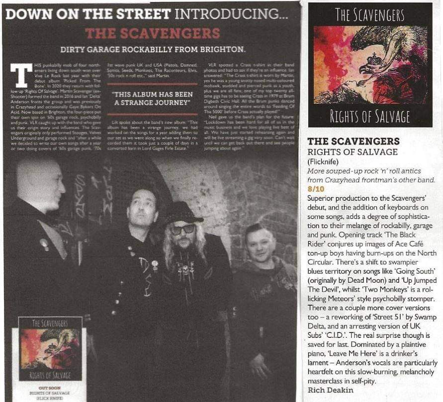 FlicknifeMusic's tweet photo. @Scavengers_UK album makes one Top 5 in @ViveLeRock1
Get yours here https://t.co/DO6xAqsikz @YvesMulkers @UPUnsignedRadio @tre0791 @YabYumAZ @Sound_Luxury @Arkay973 @yesjimstheman @Elijahyats @rockyurmum @YoBenLee https://t.co/ABAxoKPiP3