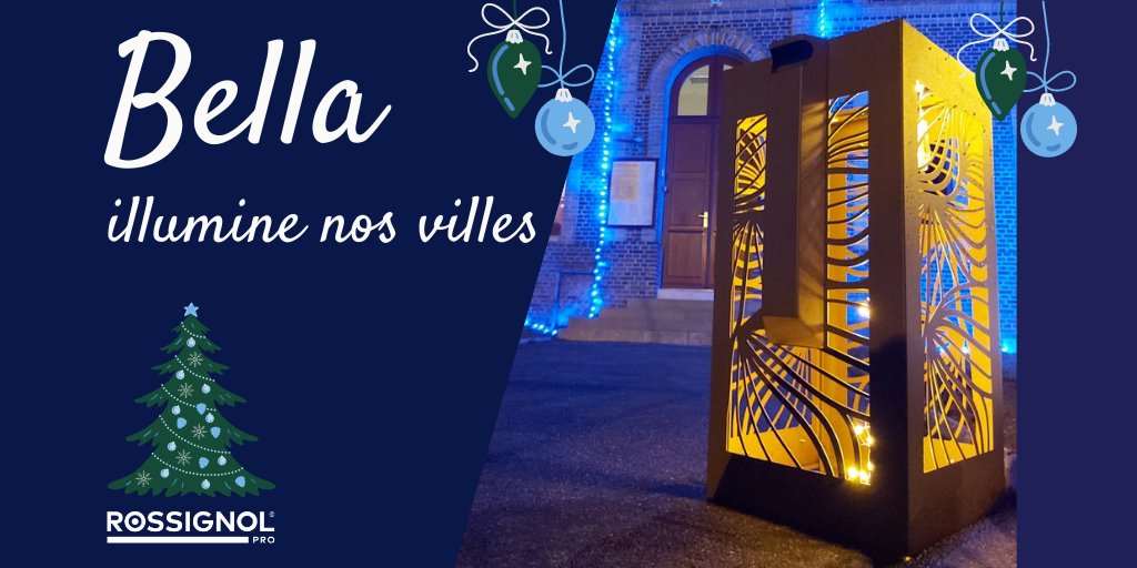 Laissez-vous aller dans la féérie de Noël … et admirez notre  BELLA qui scintille dans nos villes et villages 🎄🎅
#rossignol #madeinfrance