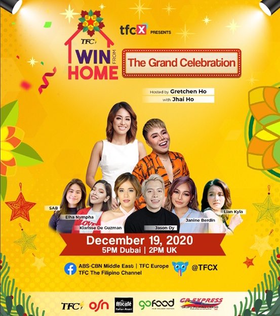 gretchenho's tweet photo. #TFCWinFromHome: Kayo ang winner ngayong pasko dahil malapit na natin malaman kung sino ang maguuwi ng Php 250,000! 🤩
Abangan ang TFCX presents TFC Win From Home: The Grand Draw on Dec 19 sa TFC Middle East at TFC Europe Facebook page, & TFCX Kumu! 📲https://t.co/OmHQmlDRd1 https://t.co/qCMeaiQjQj