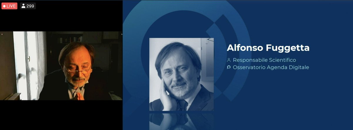 Osserv_Digital's tweet photo. La parola a @AlfonsoFuggetta che apre il suo intervento "Probabilmente abbiamo strategia ma non è quella giusta" #oad20 https://t.co/RDEUZNAIyx