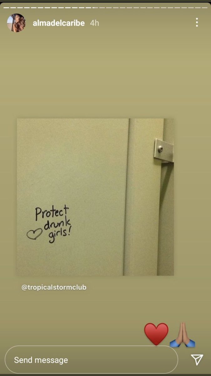 TheOfficialFNG's tweet photo. To you man who were saying the girl enjoyed it - where you at now? Nikita Mazepin and the girl he groped have since unfollowed each other on IG and she’s been posting this. She wasn’t okay with it. 

Get him the fuck out of F1. #WeSayNoToMazepin https://t.co/8Lr7LUdC3r