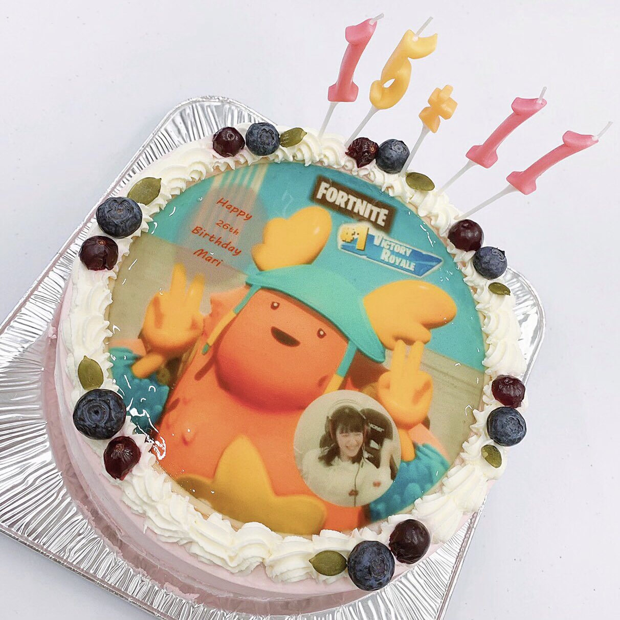 髙橋麻里 ファンの方にいただいたお誕生日ケーキがかわいすぎました ありがとう 大好きなガフちゃんだよー びくろいとったときのわたしもいる Fortnite フォートナイト フォートナイト女子 T Co Ijhptp9lz7 Twitter