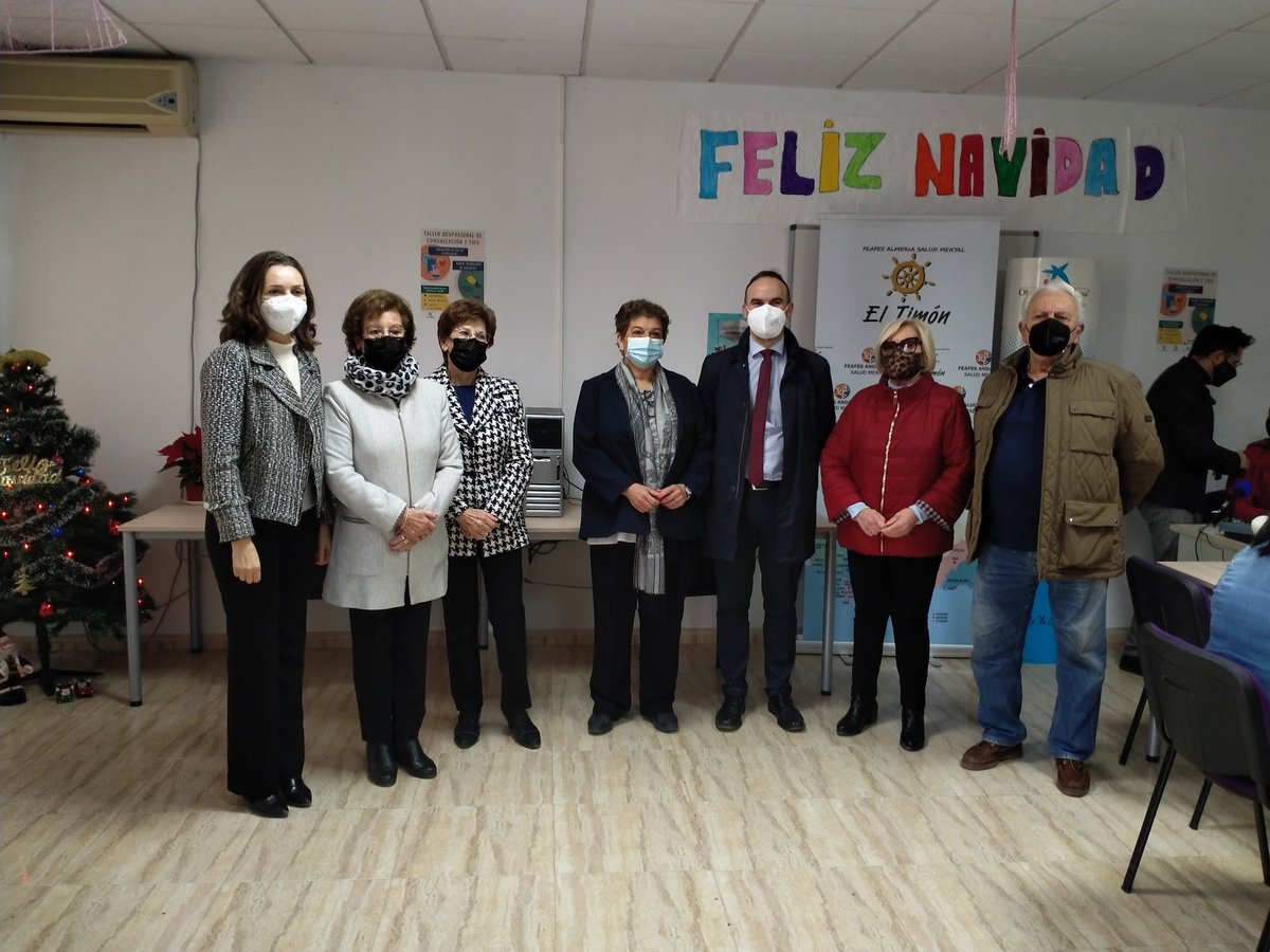 Presentación oficial del "Taller Ocupacional de Comunicación y TICS". gracias a colaboración de <a href="/FundlaCaixa/">Fundación ”la Caixa”</a> y <a href="/Mar_P_M/">Maria del Mar Peláez</a>. Nos acompañan Salud Mental El Ejido, <a href="/RadioEjido/">Radio Ejido</a> <a href="/AytoElEjido/">Ayto de El Ejido</a> <a href="/PSOEEJIDO/">PSOE de El Ejido</a> <a href="/CiudadanosCs/">Ciudadanos 🇪🇸🇪🇺</a> Junta directiva y  Radio Remolinos de Quijotes.