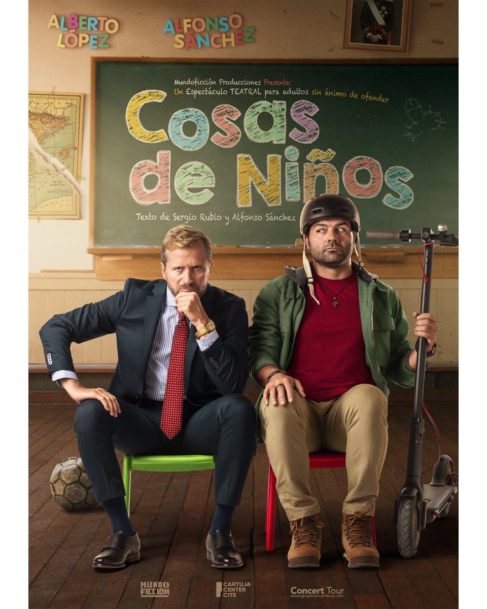 Albertoemen's tweet photo. ¡EXTRA! ¡EXTRA! 
Estrenamos nuestro nuevo espectáculo teatral "COSAS DE NIÑOS" el próximo 26 de Febrero en el teatro @cartujacenter de Sevilla. Entradas ya a la venta en https://t.co/IpVc8JV7C0
Esta Navidad regala regala #Enterismo
 #Cosasdeniños https://t.co/fsxi4Rat8n