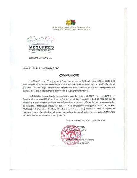 MESupReS- Ministère de l'Enseignement Supérieur tweet media