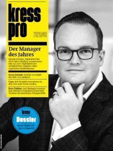 Hammer, und herzlichen Glückwunsch!!! <a href="/kressZwitscher/">kresszwitscher</a> kürt <a href="/NicolasFROMM/">Nicolas L. FROMM</a> (Digitalchef <a href="/noz_de/">NOZ</a> <a href="/shz_de/">shz.de</a> &amp; Co) zum Medienmanager des Jahres. Mit ihren Erfolgen (z.B. 150.000 digitale Abos) gäben er und sein Team "der Branche insgesamt ein Stück Zukunft", so <a href="/WiegandKressPro/">Markus Wiegand</a>. #Medien