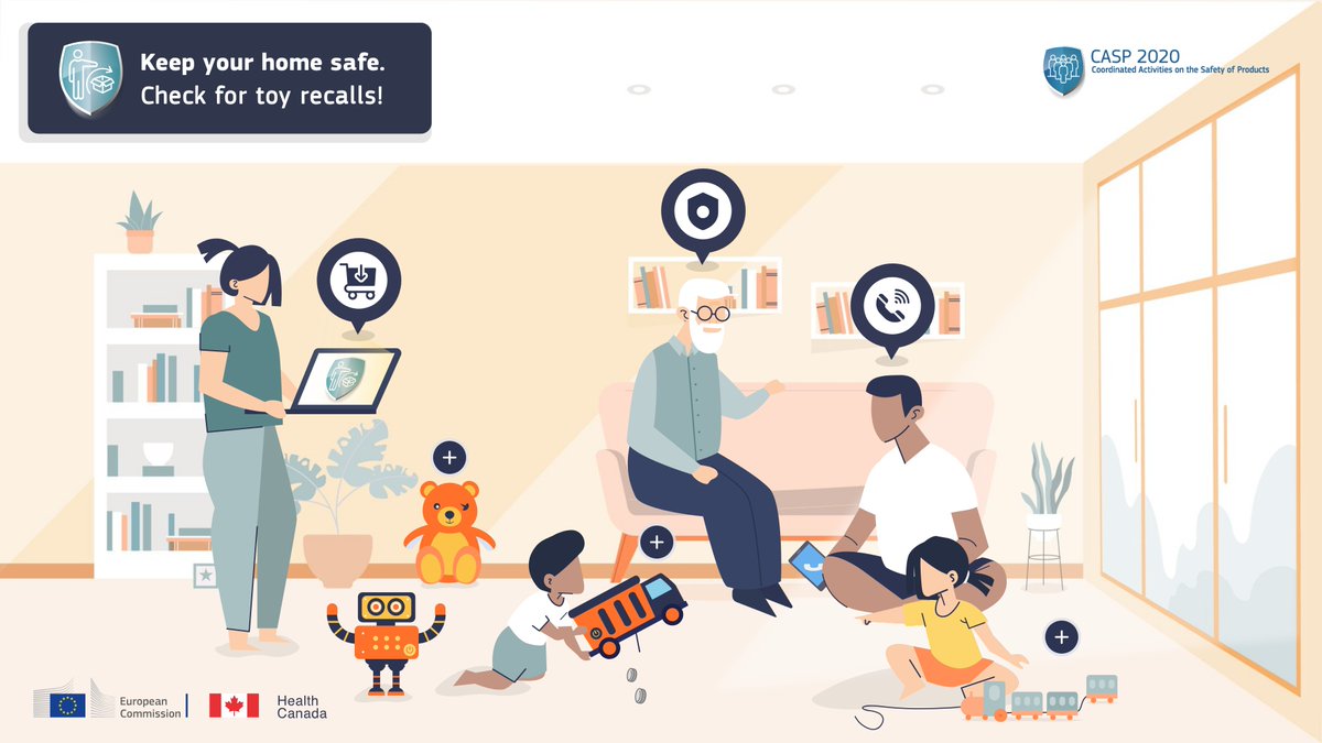 🧸🛍️When you buy a product, register it whenever possible - so that you can be contacted in case of a #ProductSafety problem. 

Learn more 
➡️view.genial.ly/5fbcbe932d60f9…

#ReactToRecalls