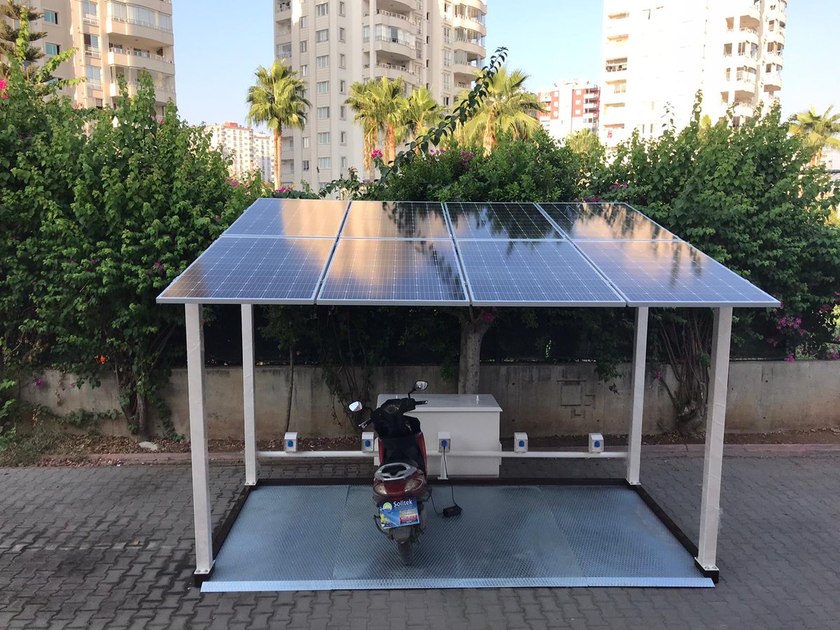 GoodWePower's tweet image. Solitek Mühendislik tarafından İncirlik, Adana’da kurulan #5kW'lık #solar proje için #GW5048D-ES #hibrit inverter ve #Plyontech #lityum #aküler kullanıldı.

Elektrikli motosikletlerin enerjisi artık güneşten sağlanacak!

#GoodWe #Turkey #Adana #joytoinstall #güneşbizeyeter