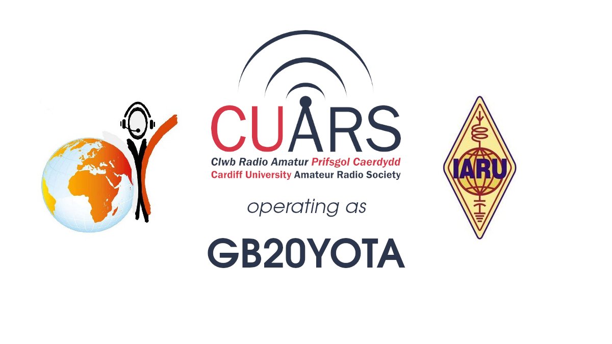 CardiffARS's tweet photo. We will be operating as @theRSGB's GB20YOTA today from Noon to 1600 UTC as part of @hamYOTA Month! This is our first special event station and a big day for the club as it's also our first major day of HF operating. https://t.co/2TGhquc93Q