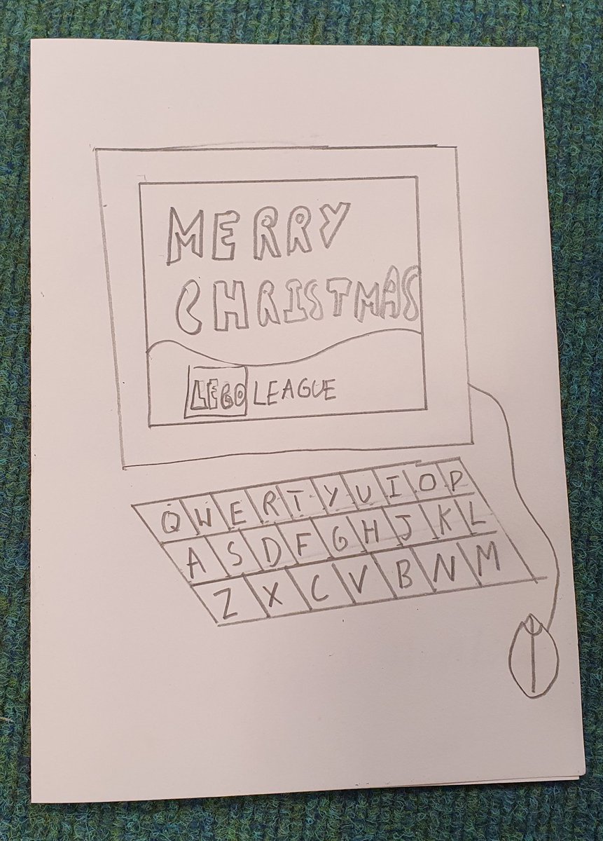 ComputingStem's tweet image. Sometimes the nicest cards you receive are the personalised ones. This one from one of our @FLLUK team members.