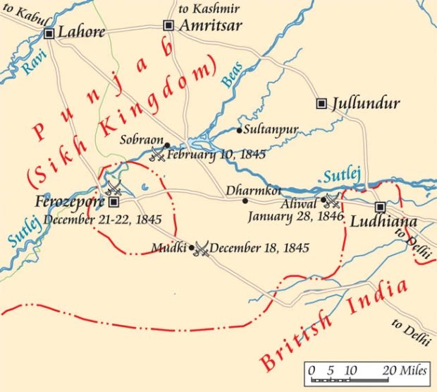 PwrrH's tweet photo. Thread - 1845, the Bengal Presidency, NOW. The media officer with the 31st (Huntingdonshire) Foot will be bringing us news as his Regiment advances towards the Sutlej River, recently crossed by the Sikh Khalsa Army. @rhqpwrr https://t.co/l7F0oh3Eg9