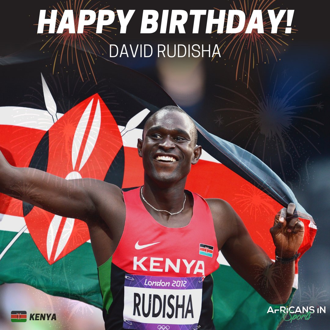 Happy Birthday to Kenyan middle-distance runner, David Rudisha  -
Send him some love via the comment section 