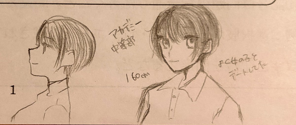 中等部の時の司令落書き 