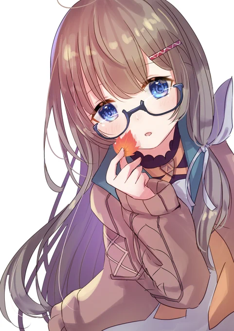 #い絵ーい
#にじさんじ五十音順に描いたら童田明治の時には画力上がってる説
24人目、語部紡さん～!みえてる?? 