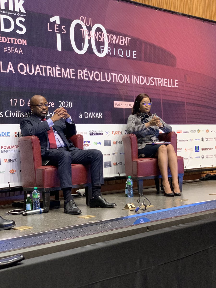 MariamTendou's tweet photo. Superbe panel ministériel en cours lors du #FinancialAfrik AWards avec Alain Foka, Le Débat Africain et un parterre d’illustres invités et experts sur la #finance et l’ #InclusionFinanciere en #Afrique! #3FAA @Financialafrik https://t.co/lTZe35bUWU
