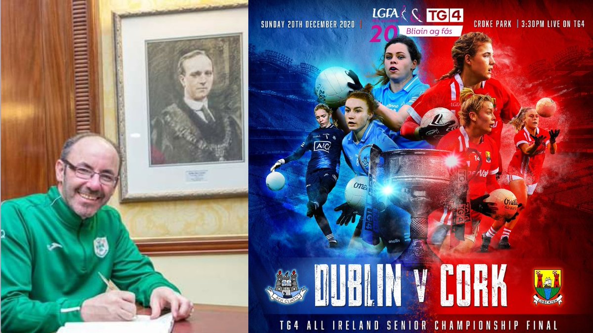 Best wishes to our own Conor Quinlan performance coach to the senior Cork Ladies Football team. @CorkLGFA face defending Ladies Gaelic Football All Ireland Champions @dublinladiesg in this Sunday's decider 3.30pm 🏐

@20x20_ie 

🔴⚪🔴⚪🔴 ⚪ 
#RebelettesAbú #Cork #lgfa