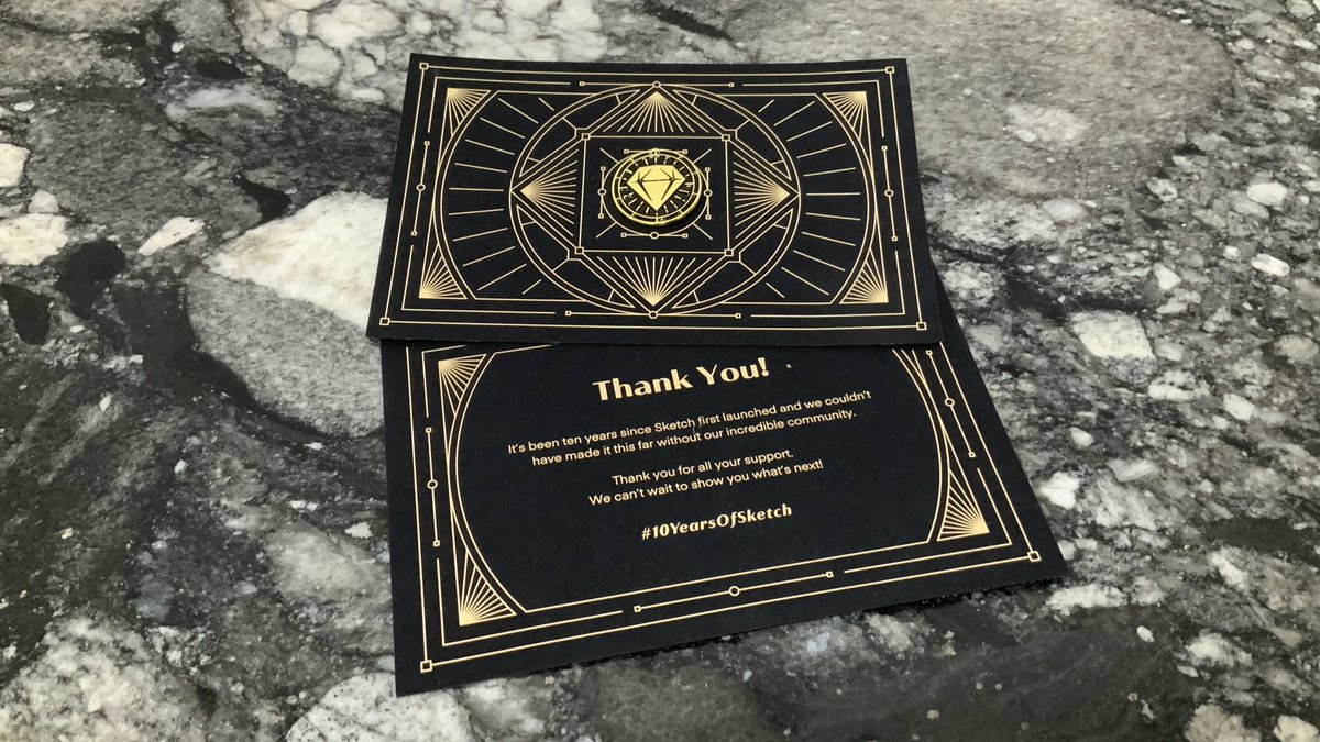 pranavchaparala's tweet photo. Thanks @sketch for this beautiful pin, Love it!!
#10YearsOfSketch https://t.co/bt5PUndZIu