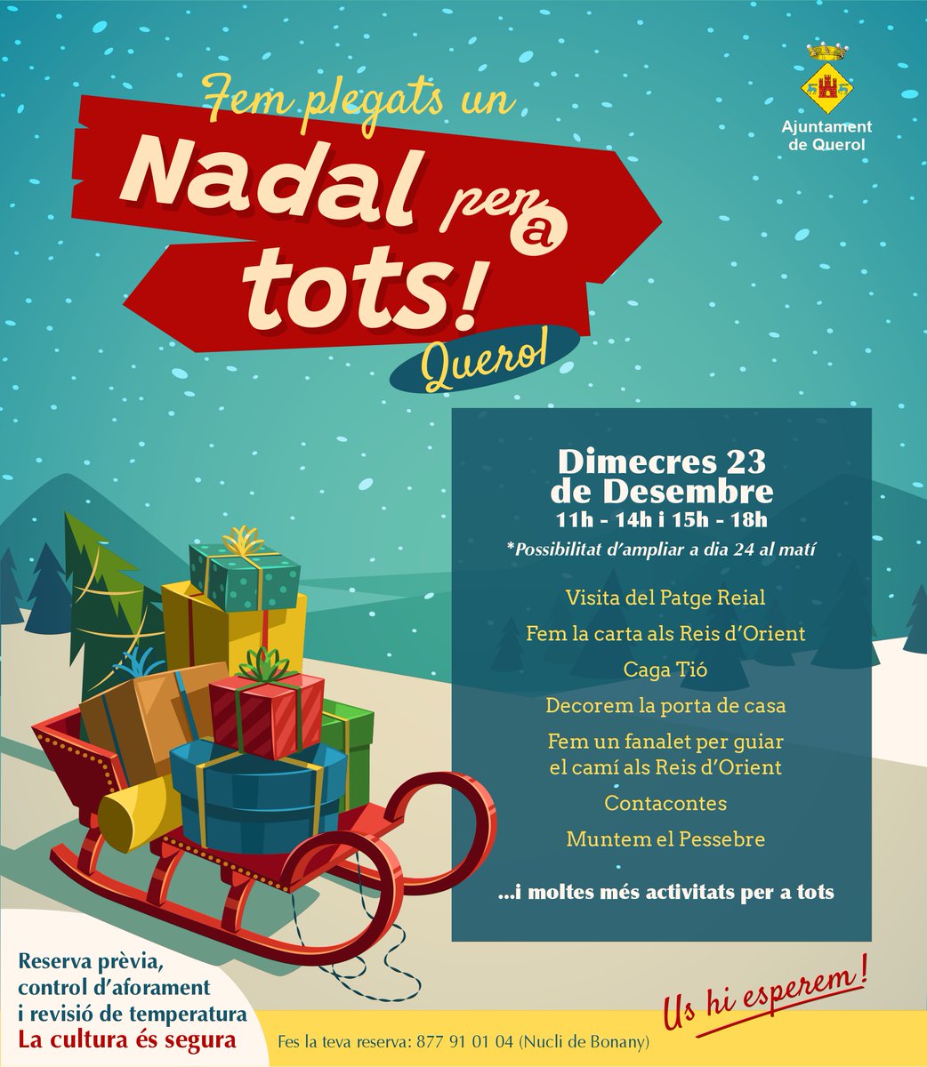 Aj_Querol's tweet photo. 🌟 ATENCIÓ l Prepareu-vos per la visita del 👑 Patge Reial https://t.co/J0E4t2utr4