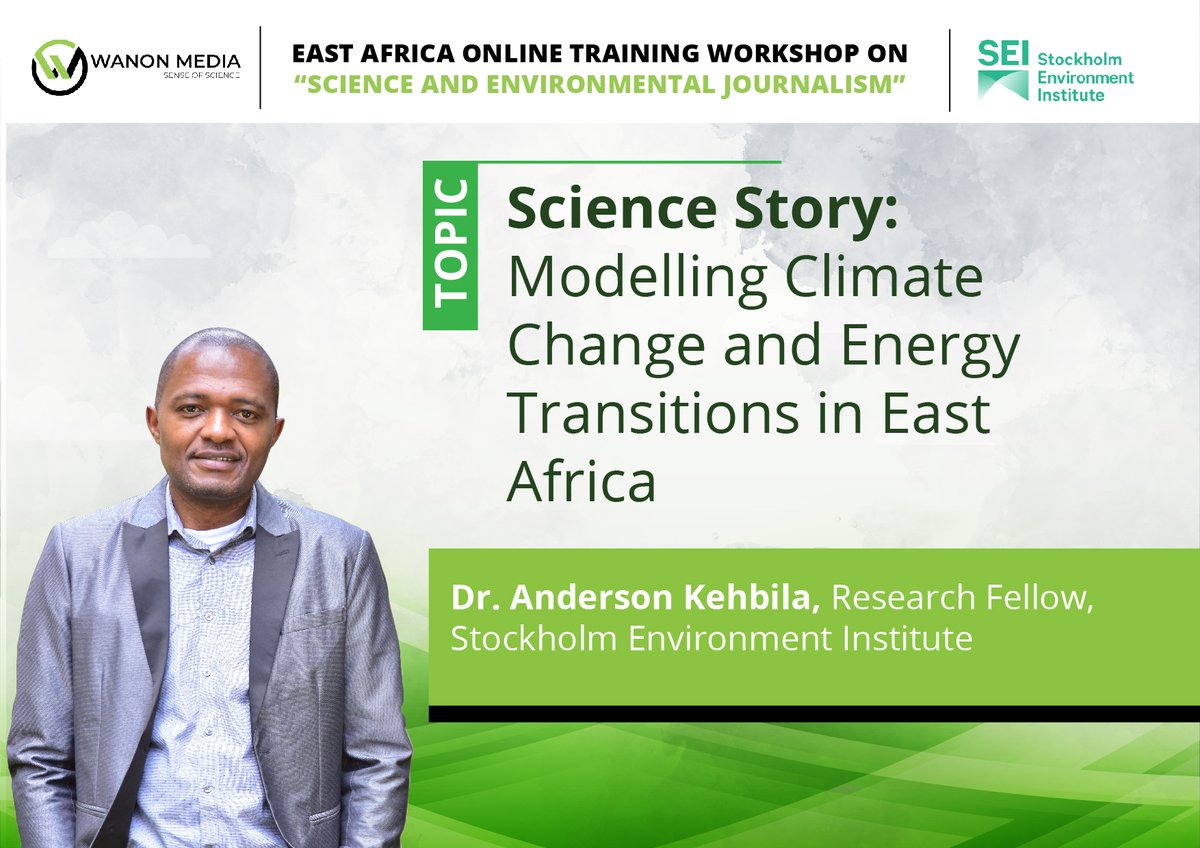 WanonMediaKe's tweet photo. Now Presenting Dr. Anderson, research fellow at @SEIresearch
#MakingScienceCount https://t.co/qmNxrkuJub
