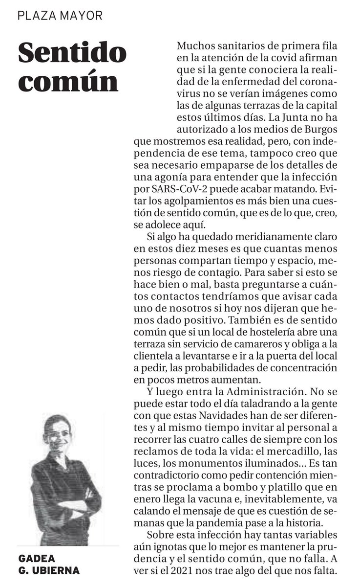 No sólo con el covid, en todos los aspectos de la vida el sentido común es un valor necesario... No es cuestión de familia, de allegados, de confinamientos, ... Ha de imperar el sentido común.