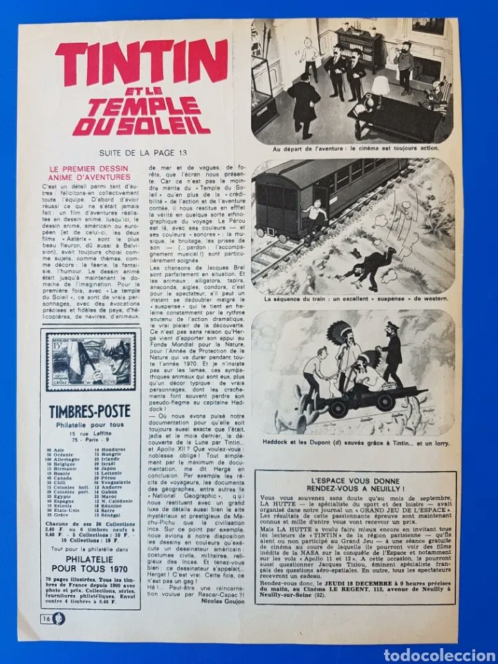 51 years of the premiere in France of 'Tintin et le Temple du Soleil'.Produced by  #RaymondLeblanc and  #Belvision Studios  https://www.todocoleccion.net/comics-juventud/gran-lote-articulos-publicidad-tintin-le-temple-du-soleil-templo-sol-belvision-pelicula~x141602137 vía  @todocoleccion 