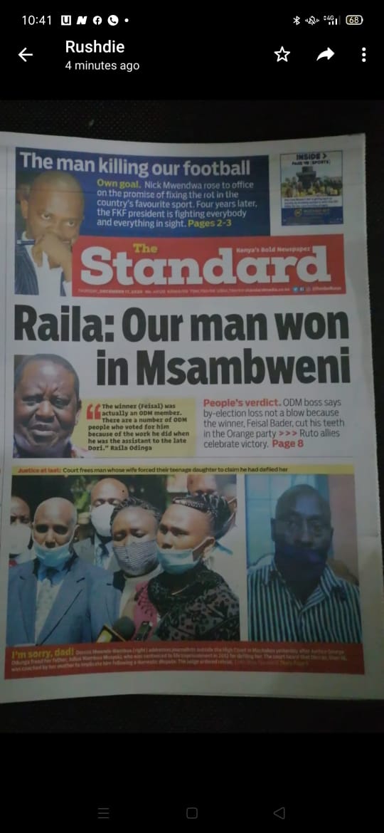 Raila Odinga should retire from active Politics. He is tired