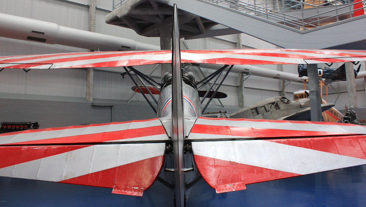 FanaAviationMag's tweet photo. #jeudiphoto Le splendide Dewoitine 530 de Marcel Doret exposé au @MuseeAirEspace #avgeeks #aviation #Doret #Dewoitine https://t.co/iNnMYSJz0S