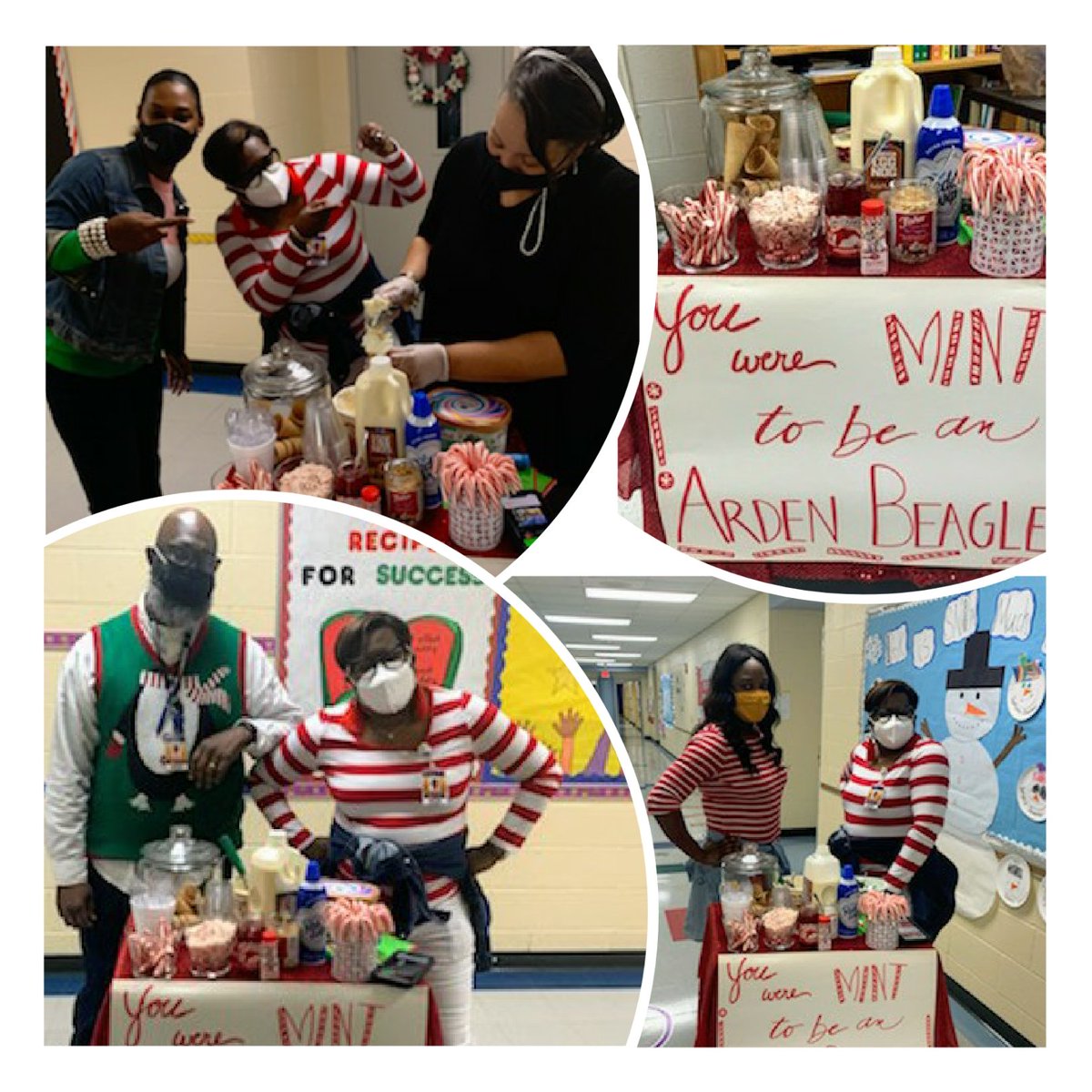 icecreamdreams's tweet photo. A little #AsyncHoliday fun! Because 'You were MINT to be an Arden Beagle' why not a little SUNdae fun, on this dreary 'A December to Remember PepperMINT Run'! Caroling Cart Fun @ArdenBeagles with @Kimberl33410253 & @StephneyShameka!!!! #middaysnacks https://t.co/jA653J2NSD