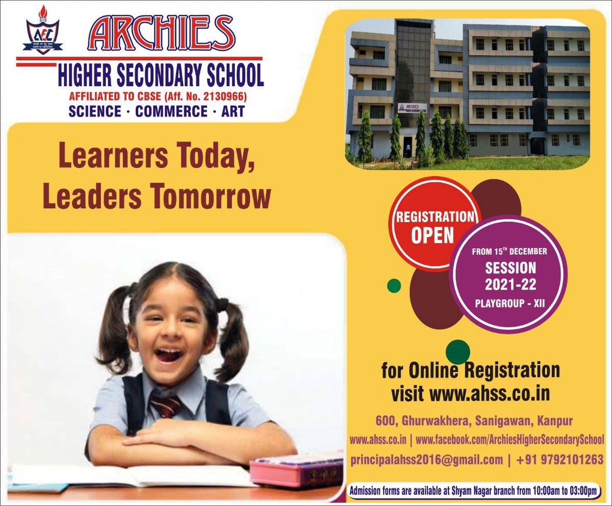 ARCHIES HIGHER SECONDARY SCHOOL (@ArchiesHigher) / Posts / X