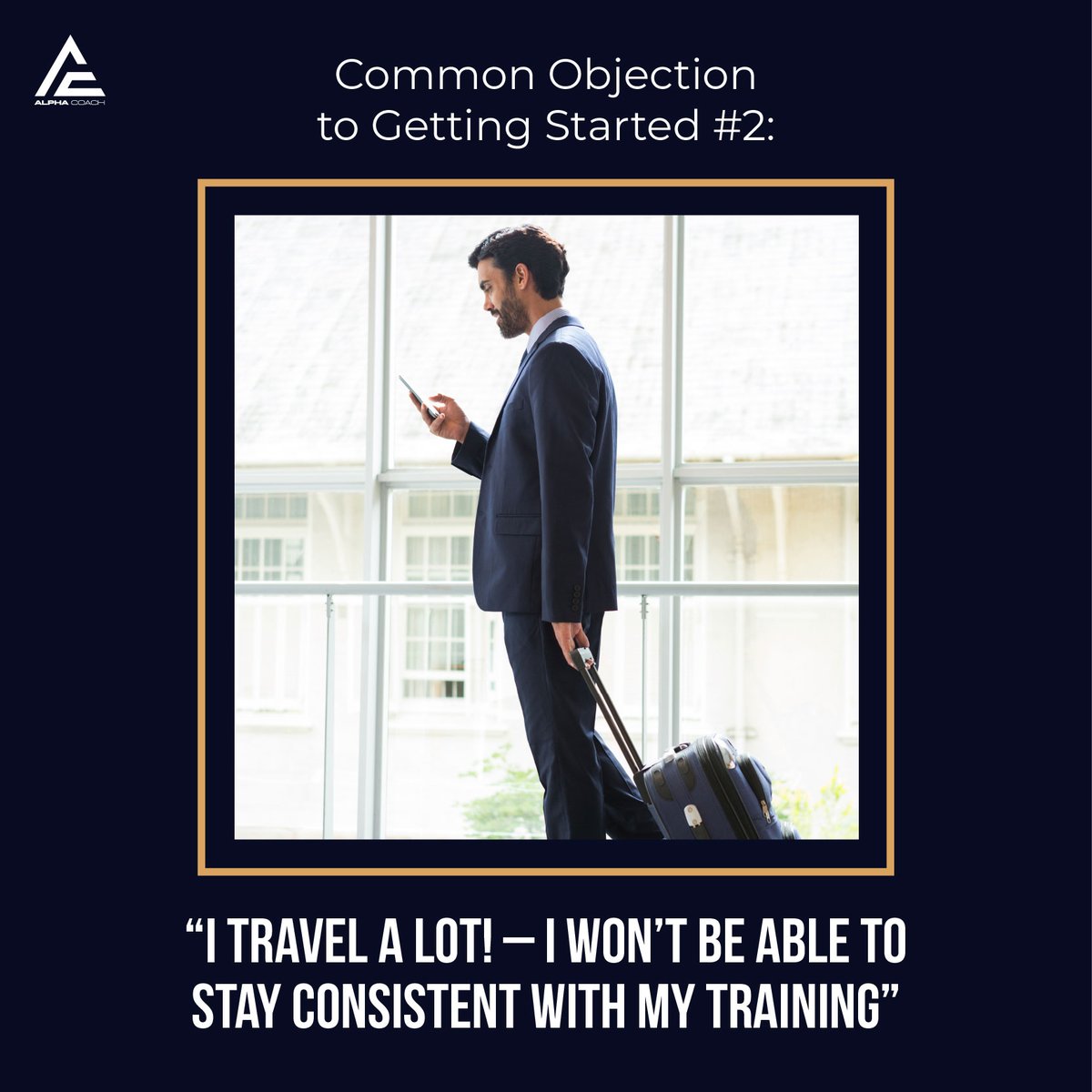 TeamAlphaCoach's tweet photo. Not. A. Problem! Many of our clients are all busy professionals and business owners, just like you! A lot of them also travel often, and also have busy social lives – hence, our programs are designed around you.
#alphacoach #gobeyondfit https://t.co/MQUK5xEpI8