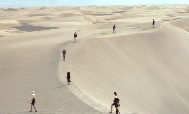 still thinking about how saint laurent's show was in the middle of a desert