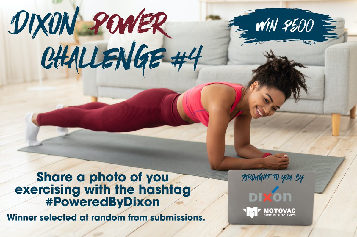 motovac's tweet photo. BOTSWANA - WIN P500 CASH
#PoweredByDixon Challenge 4💪
- Post a picture of you exercising with the hashtag #PoweredByDixon &amp; tag us
- Winner selected at random from all submissions
- Competition closes Thursday 24 Dec at 10 am
One last chance to win with #DixonBatteries!! https://t.co/xwg8yDC7tO