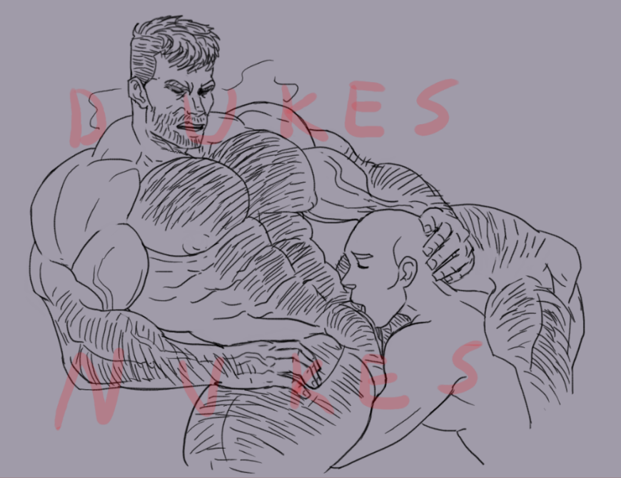 dukes_nukes's tweet photo. SNEAK PEAK at a commission ill be posting on friday!!
#TransDoomguy #doomguy #anon #trans #nsfw #muscle #slayer https://t.co/g97bSJpyvH