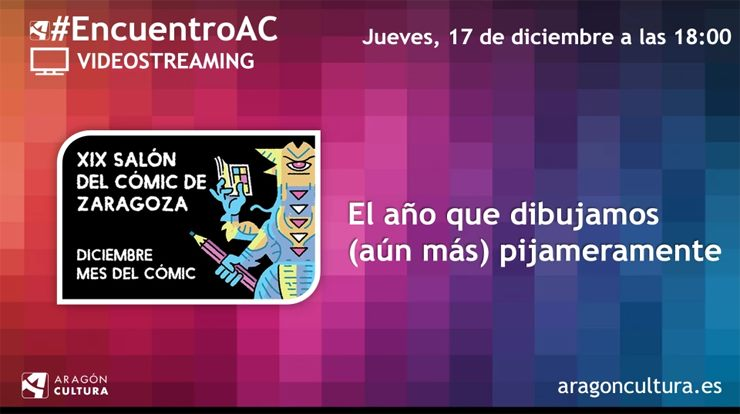 tebeosmalavida's tweet photo. Esta tarde estaremos unas cuantas personas que nos dedicamos a esto de hacer monigotes en un #EncuentroAC. La cosa se llama 'El año que dibujamos (aún más) pijameramente', y forma parte de la programación del @SalonComicZgz y de su iniciativa #diciembremesdelcómic. https://t.co/zT5C4lcLYo