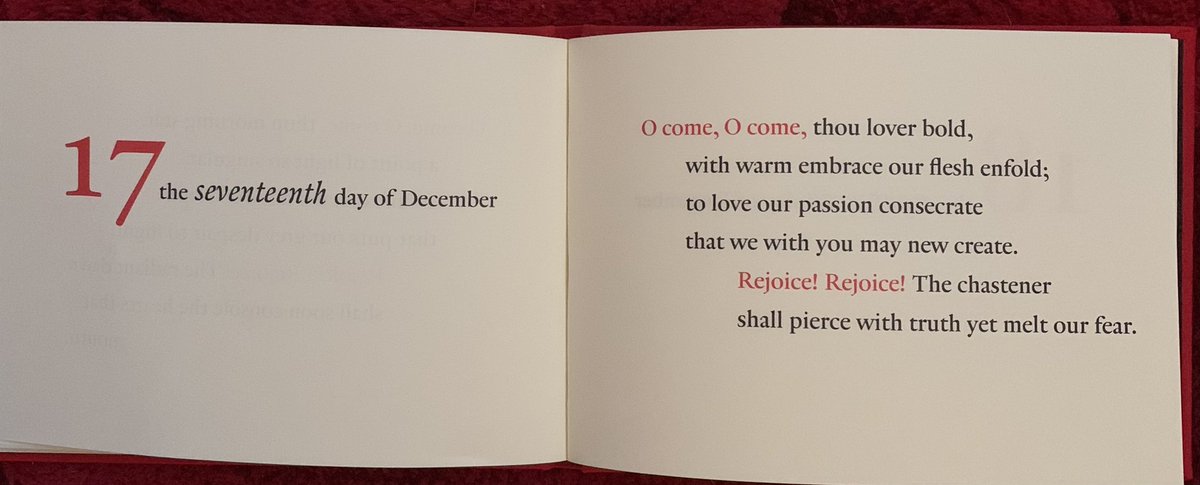 scaryfastcaz's tweet photo. 17th day of December with Jim Cotter. 
Jesus completely loves us. Through Jesus we can become whole, his body was pierced for our sins. We are healed through His love there is no fear. Amen

#Advent #RejoiceRejoice https://t.co/D2c5FdD4qV