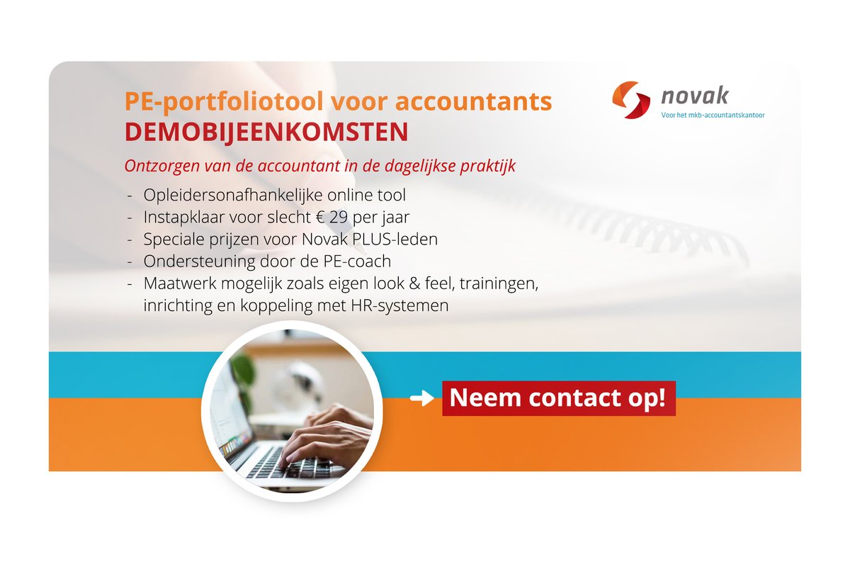 PE-tool van Novak vanaf nu te bestellen! #accountant #mkbaccountant #pe #tool #demobijeenkomsten #ontzorgen #instapklaar #accountancy #aa #ra

<a href="/kriton_nl/">Kriton</a> 

lnkd.in/gK4Ybxu
