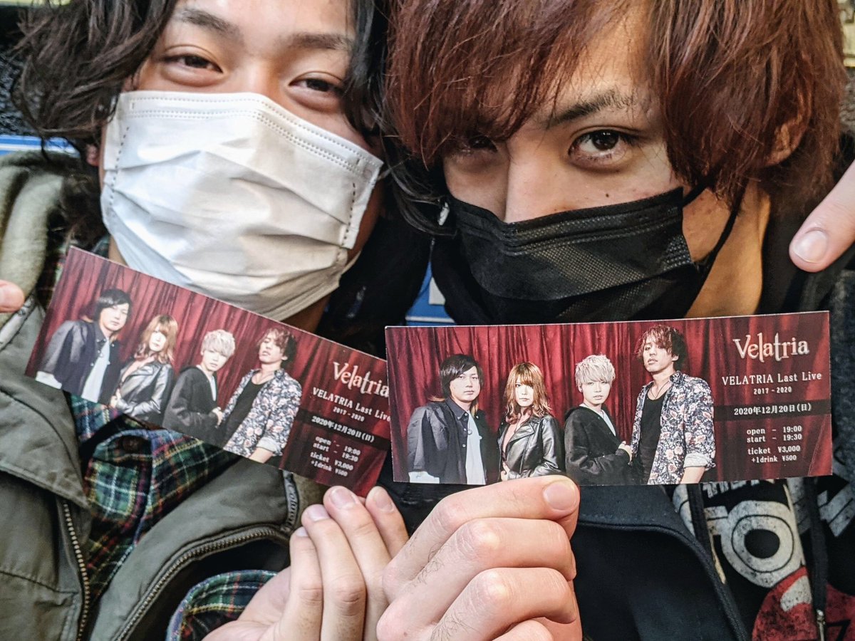 VELATRIA_info's tweet photo. 《後3日❗️》

12/20 VELATRIA Last Live

33人限定 有観客ライブ
※配信は無料

adv/¥3,000 Door/¥3,500

Op: 19:00  St: 19:30

◆来場チケ
https://t.co/ELkBFQvwY1
◆無料配信URL
https://t.co/mXSmHwR3h5
◆投げ銭
https://t.co/d7fD24y2qe https://t.co/tUSKLxu8yP