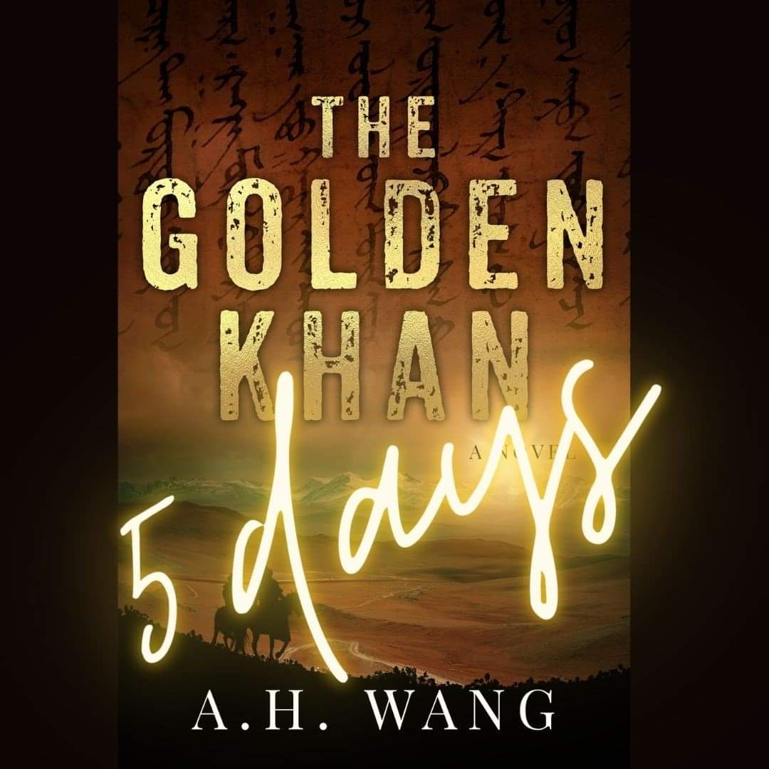5 days to go before the launch of #TheGoldenKhan! 😬😱😁 #book #newnovel #mystery #thriller #adventure #laracroft #indianajones #davincicode #archeology #ancientmysteries #femaleprotagonist #Mongolia #Genghiskhan #MongolEmpire #historical #theimperialalchemist #sequel