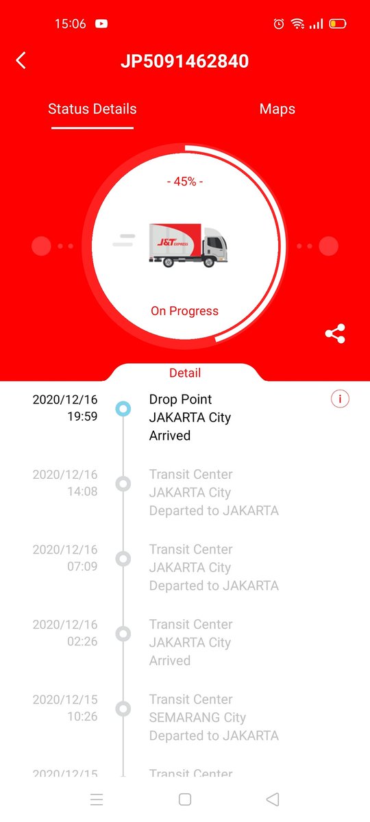 raunida's tweet photo. War biasak paket dari semalam ampe jam sgini ga dikirim padahal estimasi kmrn terakhir pengiriman...parah si ini..di tlp jg g bisa2....@jntexpressid https://t.co/CH5YrAmqSW