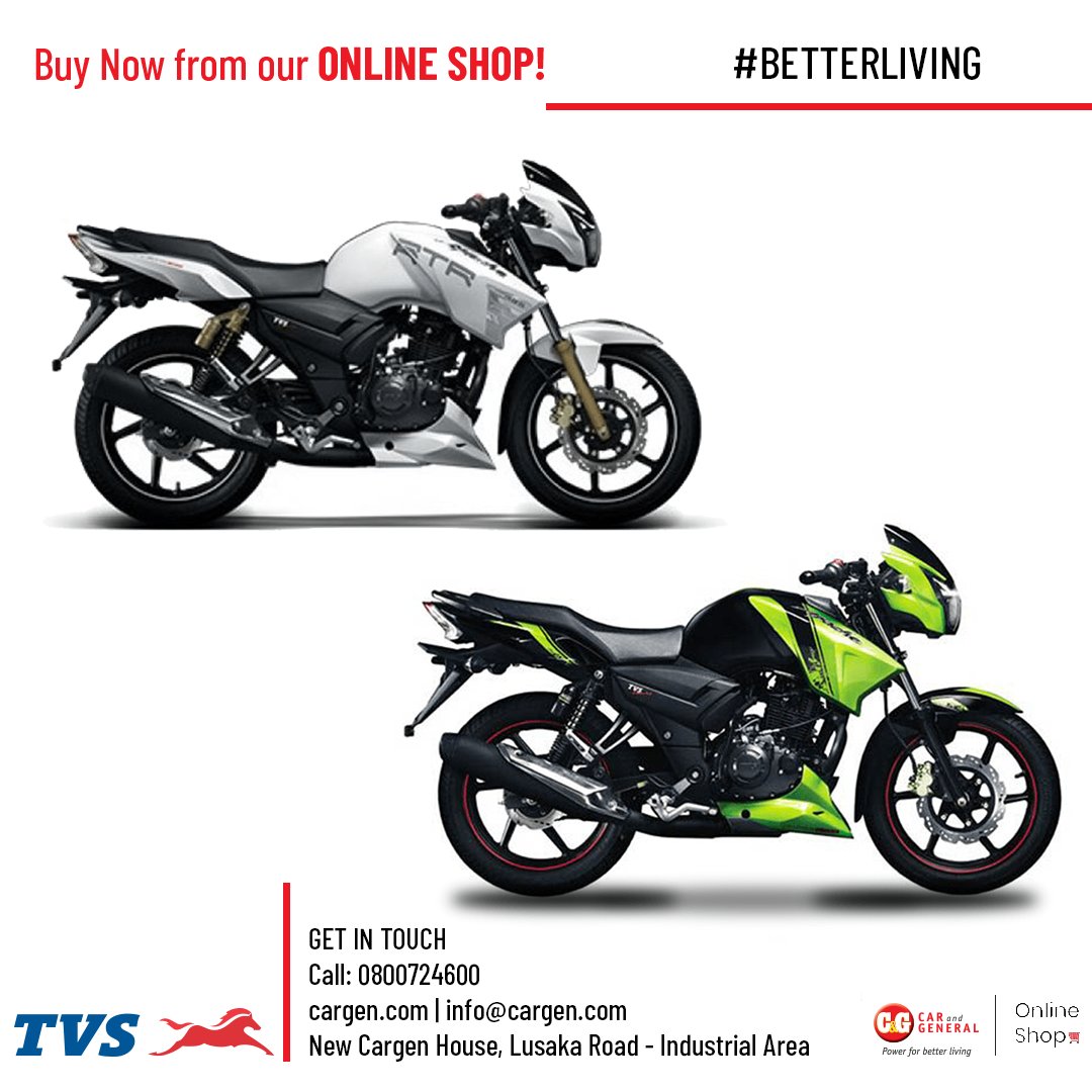 CarandGeneral's tweet image. Need for speed?  Then the Apache180 and the Apache160 are a sure bet on that.

 What&apos;s more, they are readily available at a discounted price on our online shop. bit.ly/3r6casL and would make the perfect Christmas gift.

#CarAndGeneral #TVS #Apache180 #Apache160