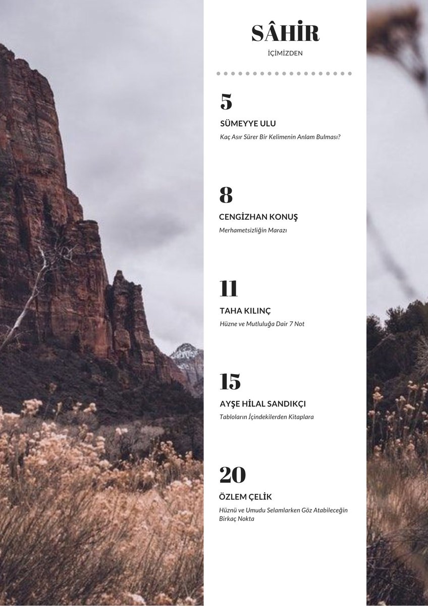 2.Sayıda İçimizden.