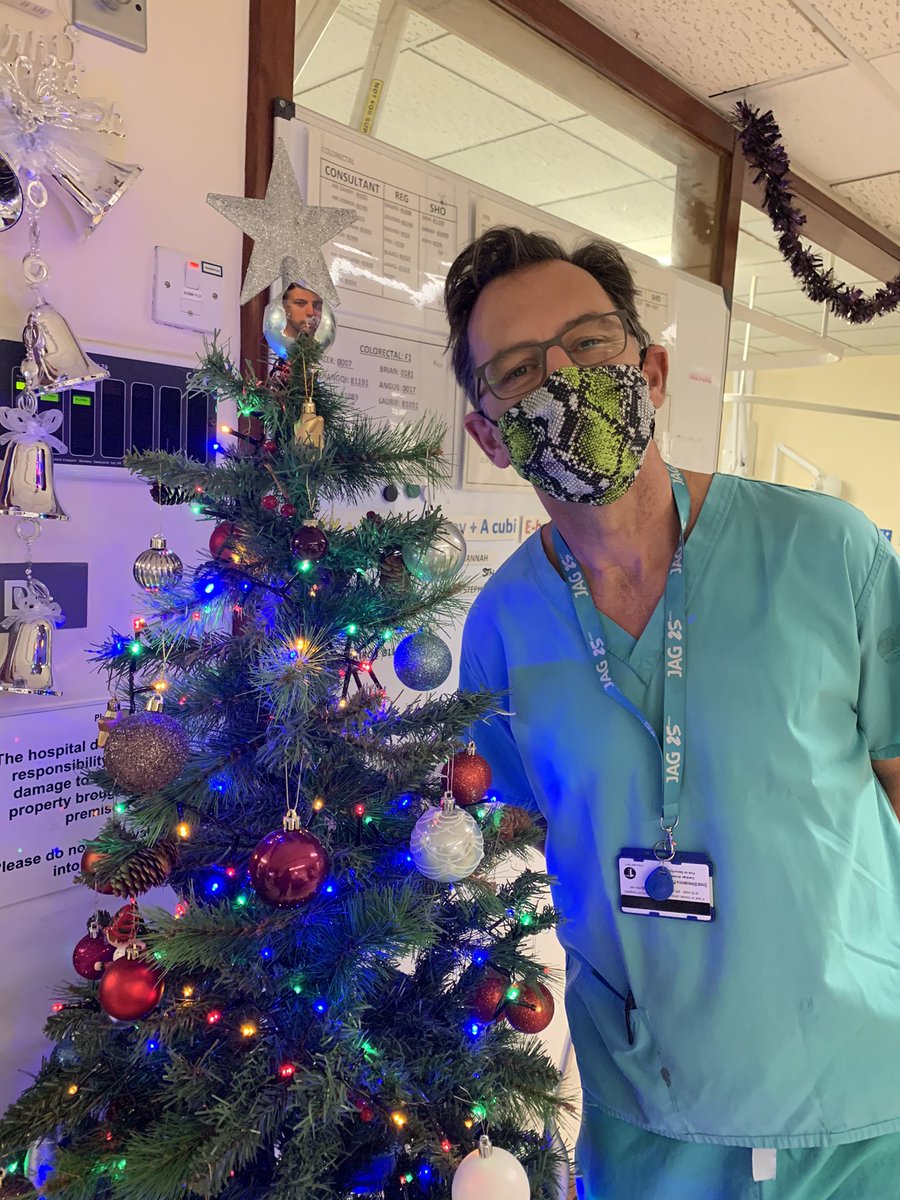 lapcoleadmark's tweet photo. Who is top of the Wolf Ward Christmas tree @UHP_NHS this year? ME!!! Happy Christmas 2020 everyone!! https://t.co/MG3cpo1opx