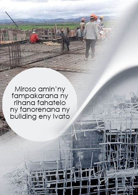 AinaAndrian's tweet photo. Et ces buildings on en parle ? Les travaux avancent bien quand-même, ils en sont au troisième étage. @SE_Rajoelina https://t.co/1NUkwgrxJQ